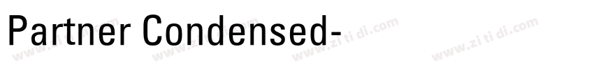 Partner Condensed字体转换